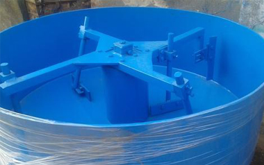 pan mixer for cement industry