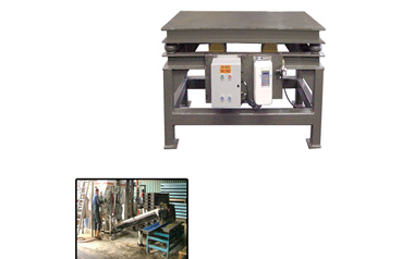 vibrating table for concrete molds
